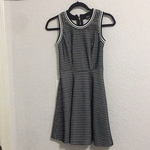 Black and white dress